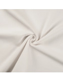 Tissu, Bord-côte tubulaire, Blanc, Laize 70 cm, Coton/Élasthanne