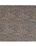 Tissu, French Terry Imprimé Léopard, Beige Taches Noires, Laize 150 cm, Coton Stretch Oeko-Tex
