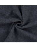 Tissu, Laine Bouillie Unie, Gris Foncé, Laize 140 cm, 100% Laine 400g/m²