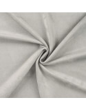 Tissu, Suédine Scuba Unie, Gris Argent, Laize 150 cm, 96% Polyester 4% Spandex 280g/m²