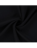 Tissu, Burlington Uni, Noir Intense, Laize 150 cm, 100% Polyester 165g/m²