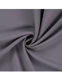 Tissu, Burlington Uni, Gris Moyen, Laize 150 cm, 100% Polyester 165g/m²