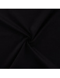 Tissu, Jersey Milano Uni, Noir Intense, Laize 150 cm, Viscose Stretch