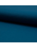 Tissu, Jersey Milano Uni (Ponte de Roma), Bleu Pétrole, Laize 150 cm, Viscose Stretch Oeko-Tex
