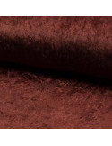 Tissu, Panne de Velours Unie, Marron Chocolat, Laize 150 cm, 100% Polyester 165g/m²