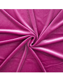 Tissu, Velours Kitty Ras, Cyclamen, Laize 150 cm, 90% Polyester 10% Spandex 250g/m²