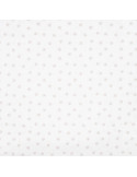 Tissu, Popeline de Coton Mini Pattes, Écru Beige, Laize 150 cm, 100% Coton 120g/m²