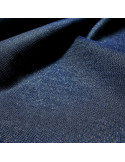 Tissu, Chambray Sparkling, Bleu Jean Scintillant, Laize 140 cm, 66% Coton 140g/m²