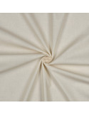 Tissu, Popeline de Coton Unie, Naturel, Laize 150 cm, 100% Coton 195g/m²