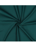 Tissu, Popeline Unie, Vert Émeraude, Laize 150 cm, 100% Coton 195g/m²