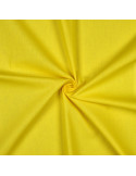 Tissu, Popeline de Coton Unie, Jaune Citron, Laize 150 cm, 100% Coton 130g/m²