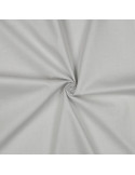 Tissu, Popeline de Coton Unie, Gris Clair, Laize 150 cm, 100% Coton 130g/m²