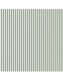 Tissu, Cretonne de Coton Rayures, Vert, Laize 150 cm, 100% Coton 115g/m²