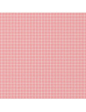 Tissu, Cretonne de Coton à Carreaux, Rose, Laize 150 cm, 100% Coton 115g/m²