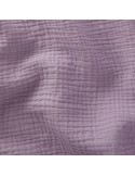 Tissu, Double Gaze de Coton Unie, Lilas Clair, Laize 130 cm, 100% Coton 125g/m²