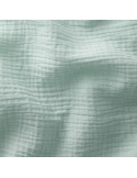 Tissu, Double Gaze de Coton Unie, Menthe Claire, Laize 130 cm, 100% Coton 125g/m²