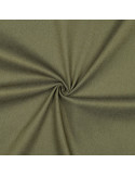 Tissu, Denim Stretch, Vert Olive, Laize 150 cm, 65% Coton 270g/m²