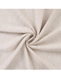 Tissu, Toile Chinée Souple, Naturel, Laize 140 cm, 55% Lin 25% Coton 20% Viscose 165g/m²