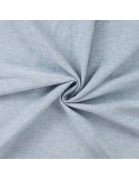 Tissu, Toile Souple Chinée, Bleu, Laize 140 cm, 55% Lin 25% Coton 20% Viscose 165g/m²