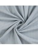 Tissu, Jersey Ajouré Pointelle, Bleu Clair, Laize 145 cm, Coton Stretch