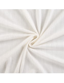 Tissu, Jersey Ajouré Pointelle, Écru, Laize 145 cm, Coton Stretch