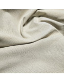 Tissu, Bachette Demi-Nattée, Aspect Lin Lurex Doré, Naturel Blanc, Laize 140 cm, 85% Coton 15% Polyester 200g/m²