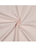 Tissu, Popeline de Coton Unie, Rose Poudré, Laize 150 cm, 100% Coton 125g/m²