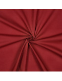 Tissu, Voile de Coton Uni, Rouge bordeaux, Laize 140 cm, 100% Coton 70g/m²