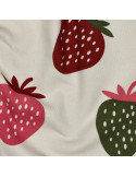 Jersey jogging, Fraises, Écru
