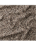 Velours 1000 Raies Imprimé, Bendja, Écru / Beige
