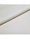 Tissu, Coton Stretch Uni, Écru, Laize 150 cm, 95% Coton 5% Lycra