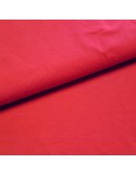 Jersey de coton uni, bio, rouge