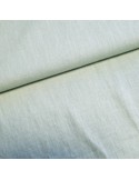 Tissu, Lin Lavé Uni, Vert d'Eau, Laize 140 cm, 100% Lin