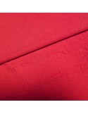 Tissu, Double Gaze, Rouge, Laize 132 cm, 100% Coton 162g/m²