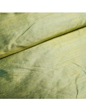 Tissu, Doupion de Soie Irisé, Vert Émeraude, Laize 135 cm, 100% Soie