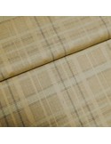 Tissu, Lin Rayé, Vert Kaki, Laize 150 cm, 50% Lin 50% Polyester