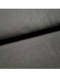 Tissu, Double Gaze Unie, Noire, Laize 132 cm, 100% Coton 123g/m²
