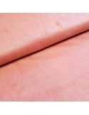 Tissu, Suédine Stretch, Rose Saumon, Laize 150 cm, 95% Polyester 5% Spandex