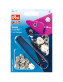 Bouton pression sans couture « Jersey », Prym, Argent, 12 mm, Métal
