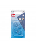 Canette pour machine à coudre, Prym boîtier horizontal, Transparent, Ø 20,5 mm, Plastique