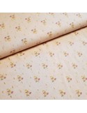 Viscose lurex fleuri