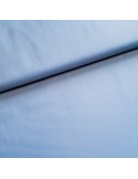 Tissu, Voile de Coton Uni, Bleu Jeans, Laize 140 cm, 100% Coton 98g/m²