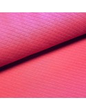 Tissu, Matelassé Uni, Rouge Framboise, Laize 150 cm, 80% Coton 20% Polyester