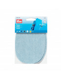 Renforts jean thermocollants, Prym, Bleu clair, 10 x 14 cm, Tissu jean