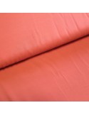 Tissu, Viscose Unie, Corail, Laize 145 cm, 100% Viscose 120g/m²