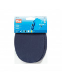 Renfort thermocollant ovale, Prym, Bleu marine, 10 x 14 cm, Coton