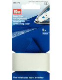 Fixe-ourlets avec papier protecteur à repasser, Prym, Blanc, 30 mm, Polyamide