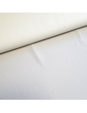 Tissu, Crêpe Mousseline Uni, Écru, Laize 147 cm, 100% Polyester Léger