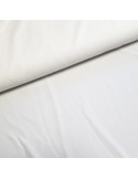 Tissu, Crêpe Léger Uni, Blanc Pur, Laize 147 cm, 100% Polyester