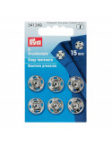 Bouton pression à coudre, Prym, Argent, 15 mm, Laiton